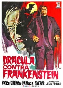 Постер к Дракула против Франкенштейна бесплатно